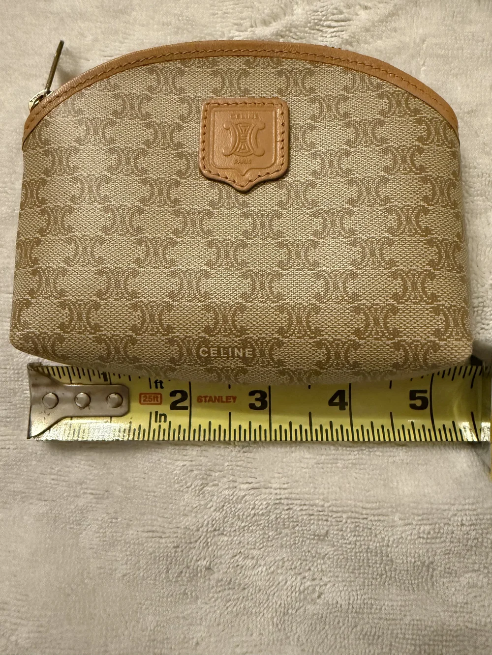 Celine Macadam Half-Moon Pouch